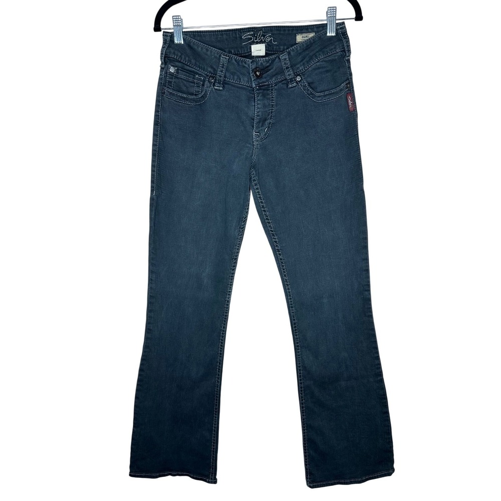 Silver Jeans Suki Bootcut‎ Dark Wash Denim Jeans Women's Size 28X32 Y2K Western